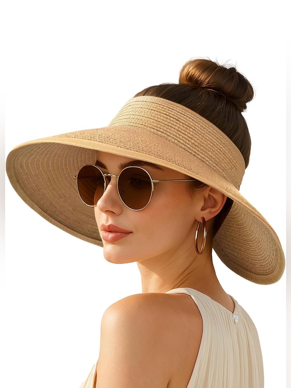 Wide Brim Visor Hat - New